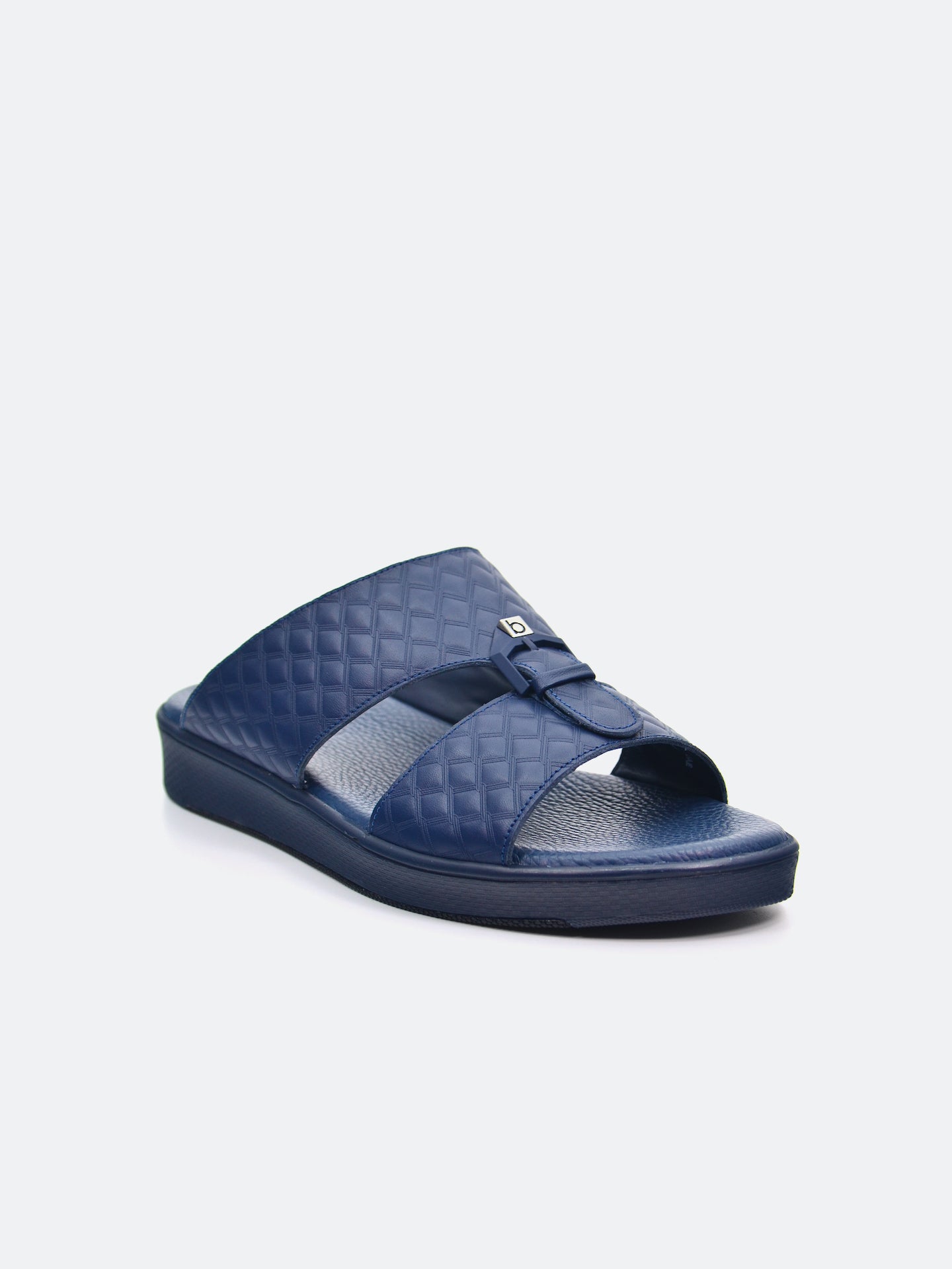 Barjeel Uno B-09 Boys Arabic Sandals #color_Navy