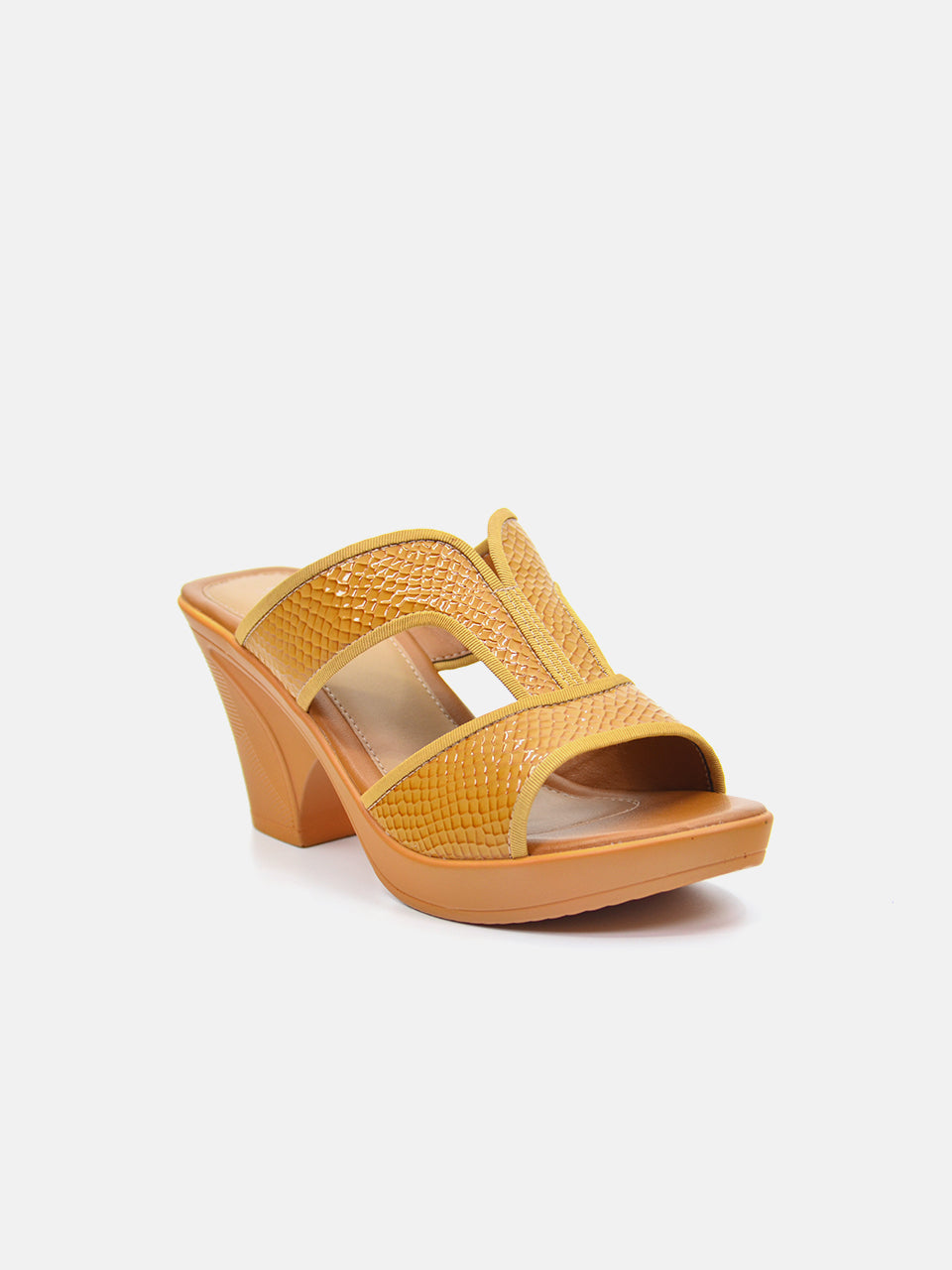 Michelle Morgan 19017-L1 Women's Heeled Sandals #color_Tan