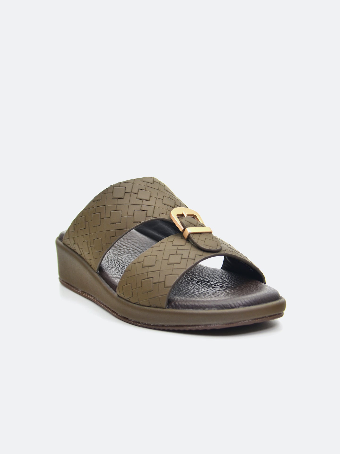 Barjeel Uno SP1-030 Boys Arabic Sandals #color_Green