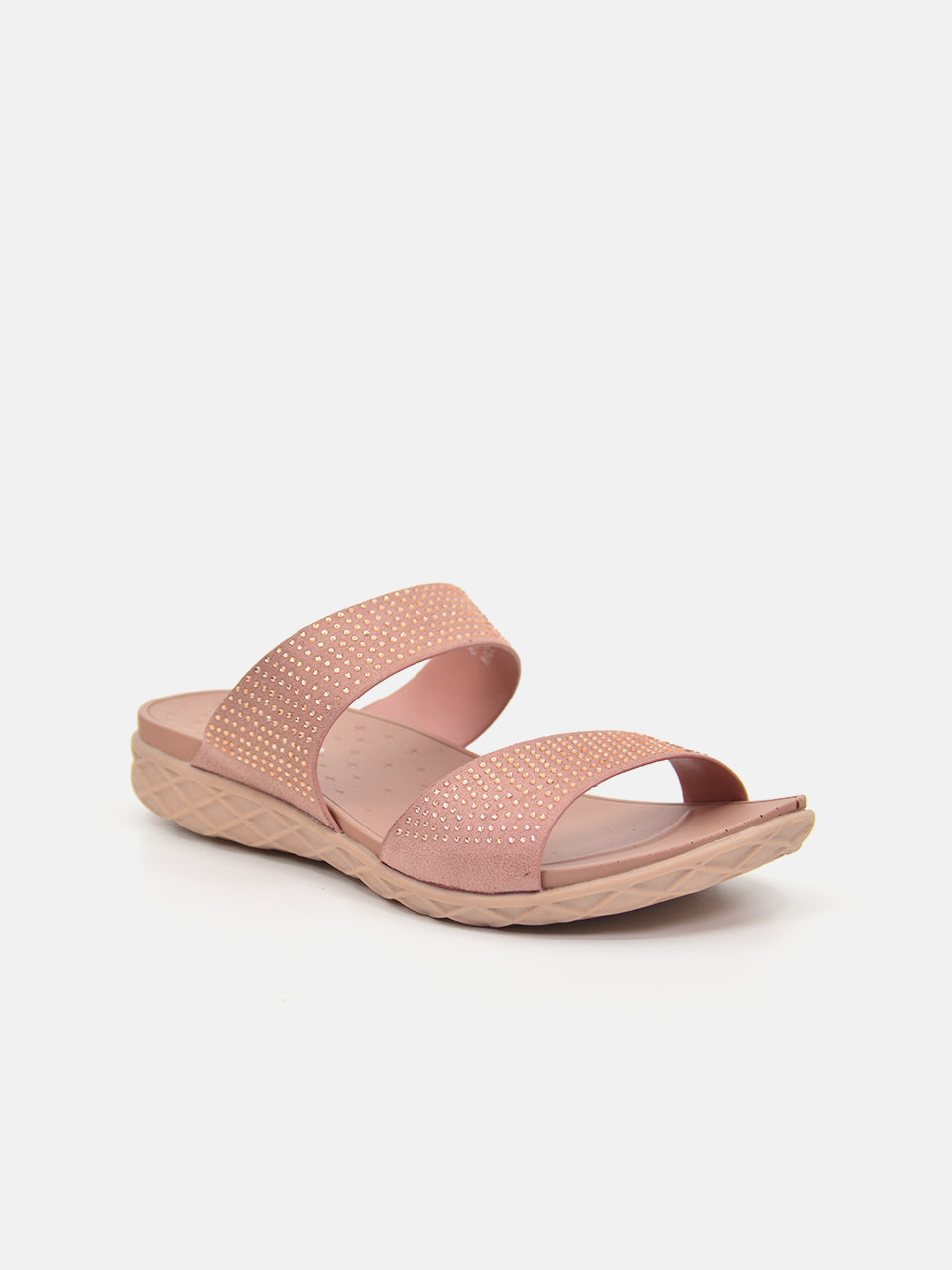 Michelle Morgan 814RJ082 Women's Flat Sandals #color_Pink
