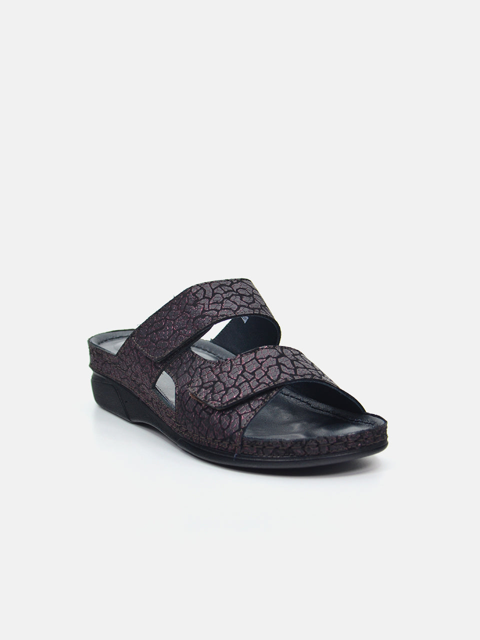 Michelle Morgan MM-101 Women's Slider Sandals #color_brown