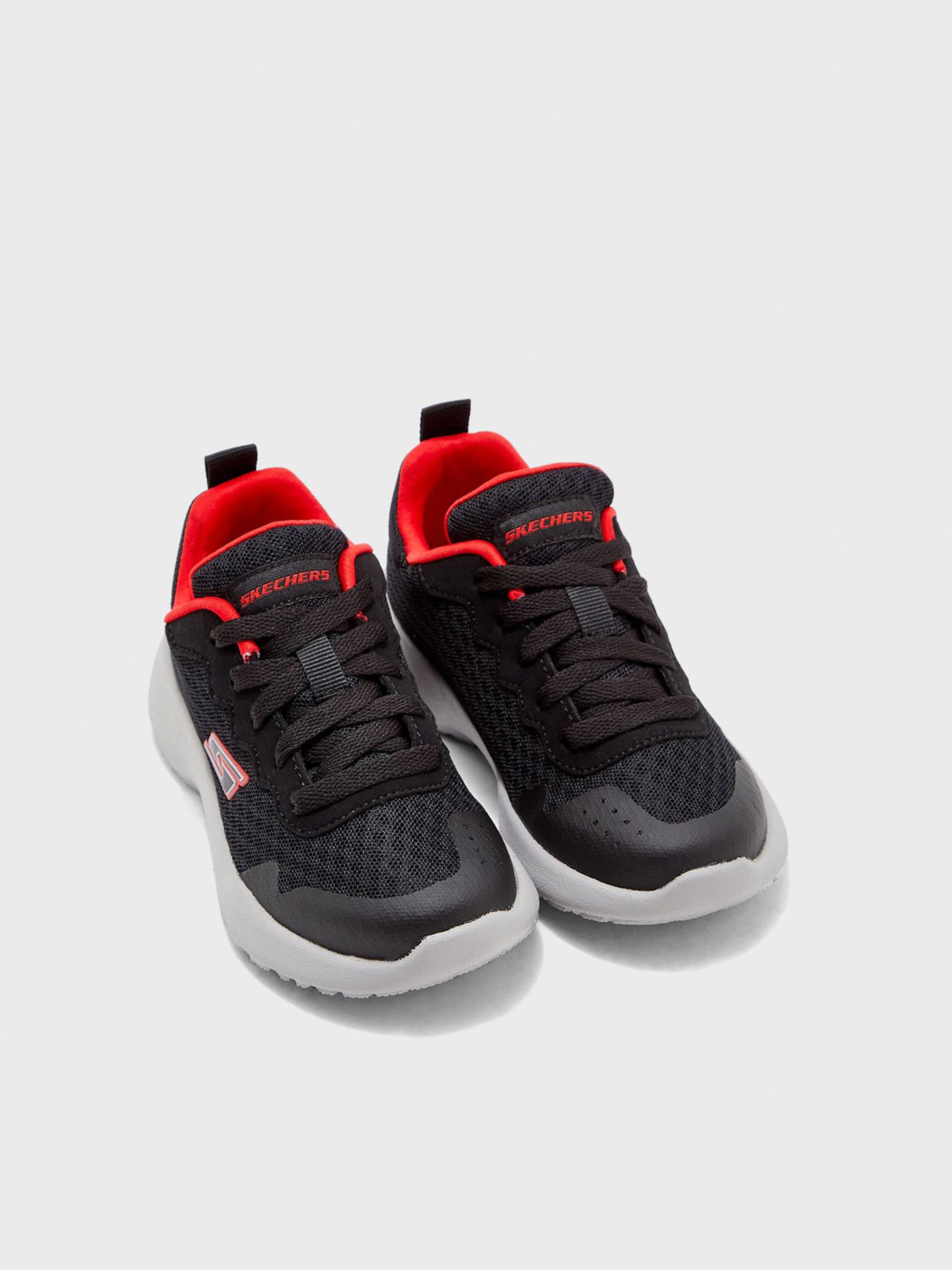 Skechers Boys Dynamight Shoes #color_Black