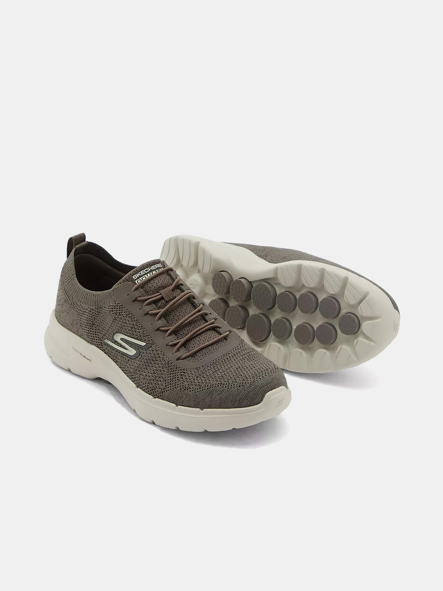 Skechers Men's Go Walk 6 Trainers #color_Taupe