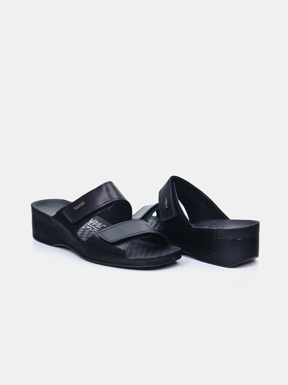 Vital Women's Flatform Sandals #color_Black