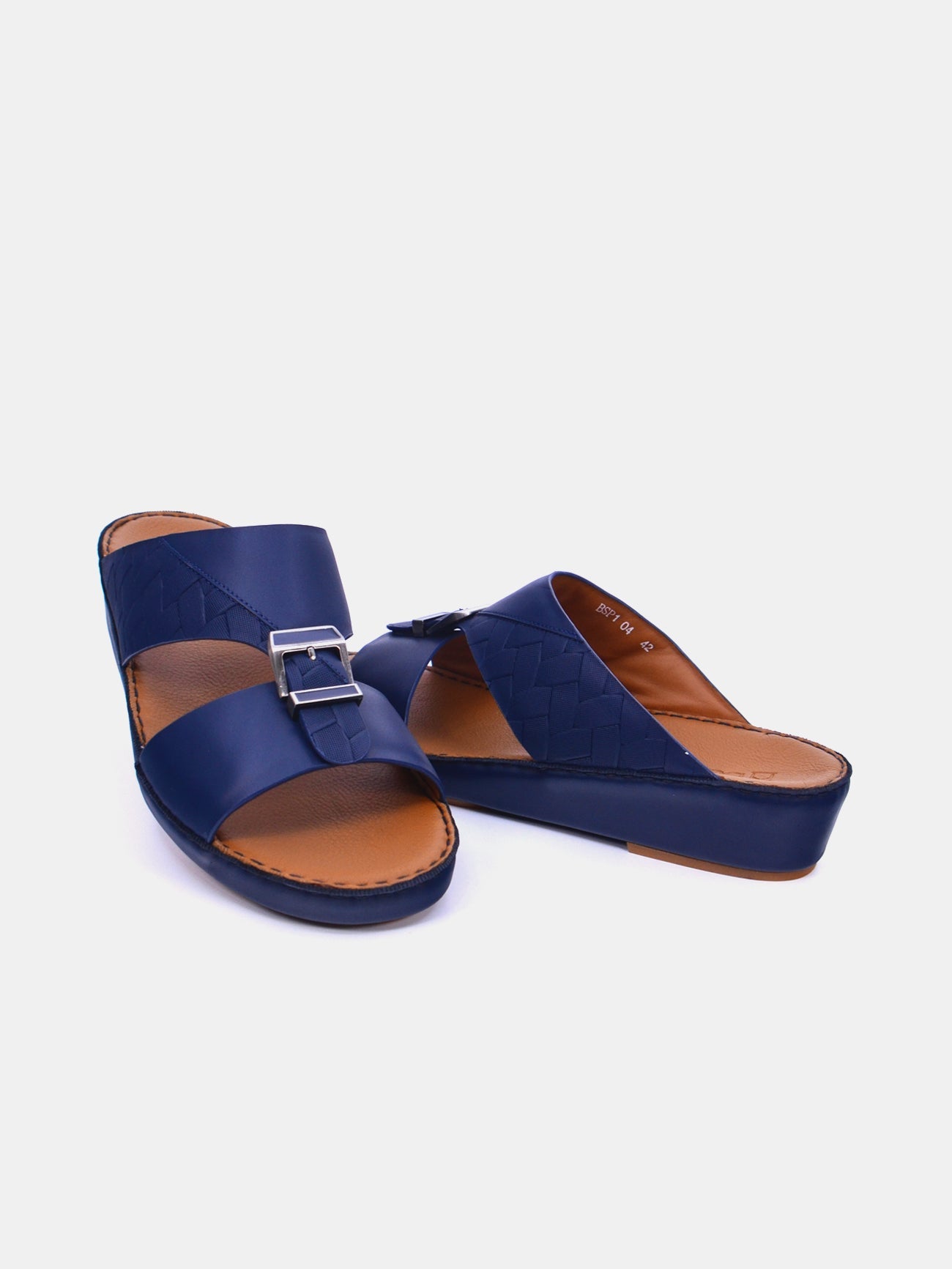 Barjeel Uno BSP1-04 Men's Sandals #color_Navy