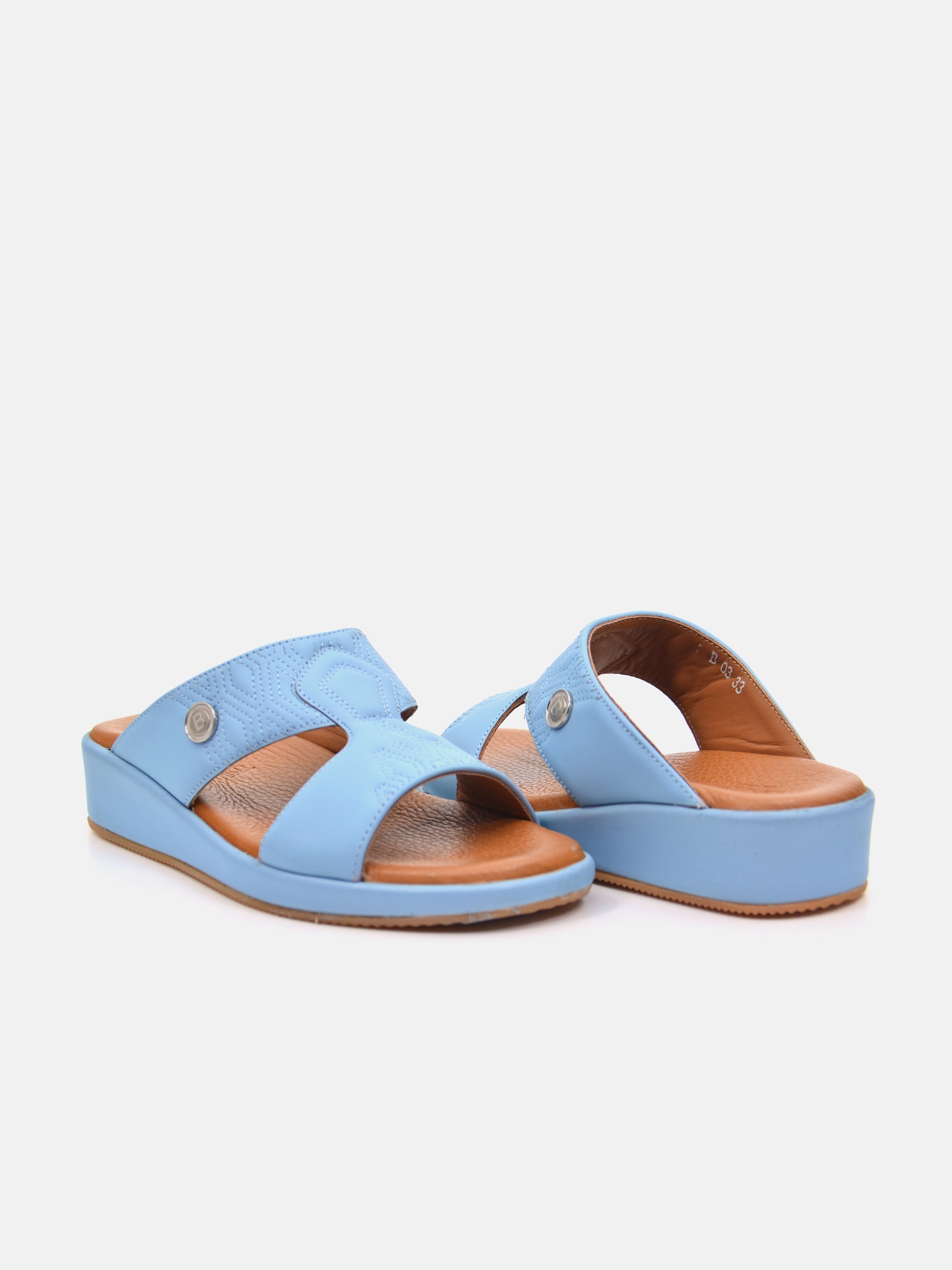 Barjeel Uno B-03 Boys Arabic Sandals #color_Blue