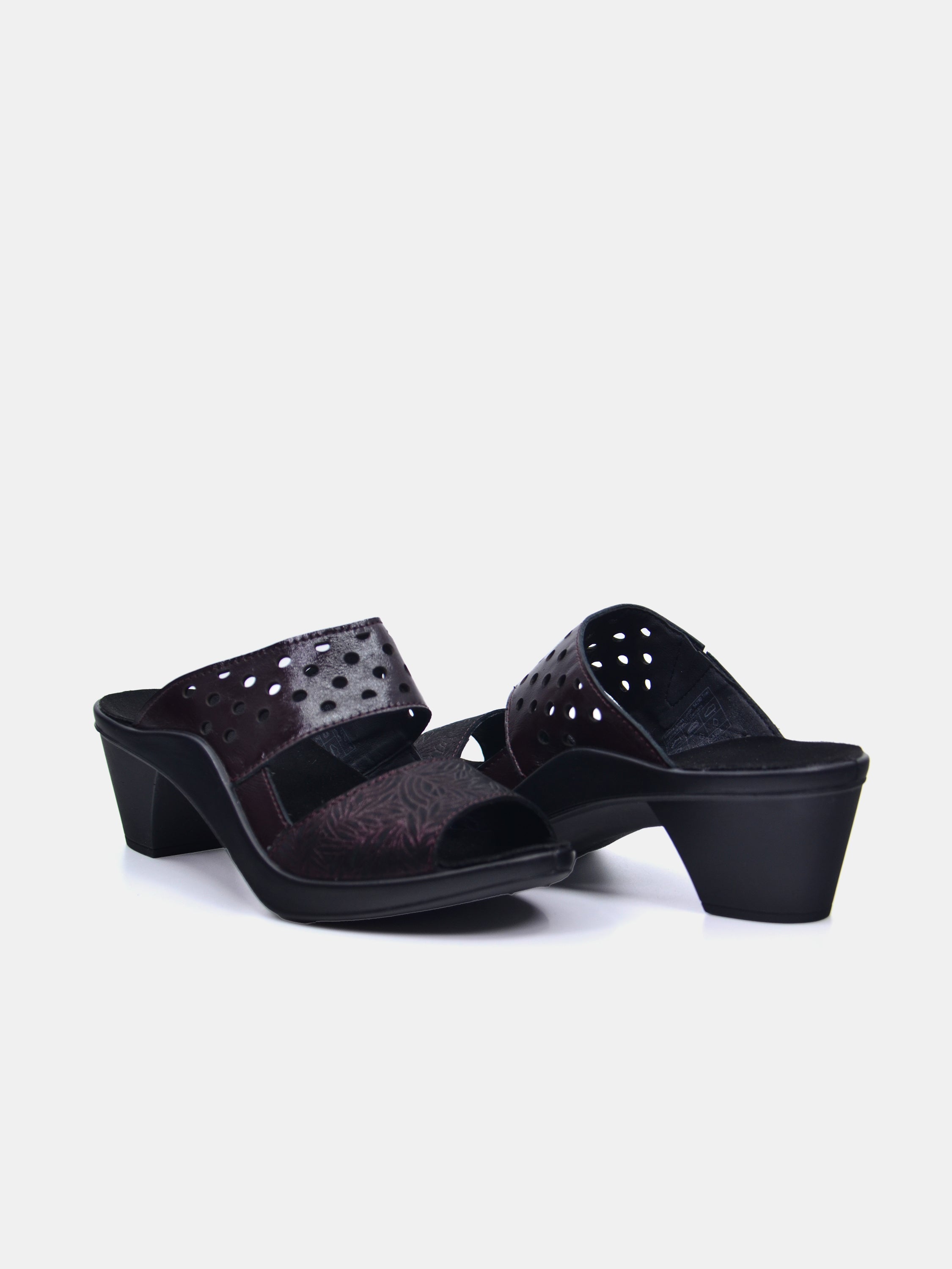 Romika 27154 Women's Heeled Sandals #color_Black