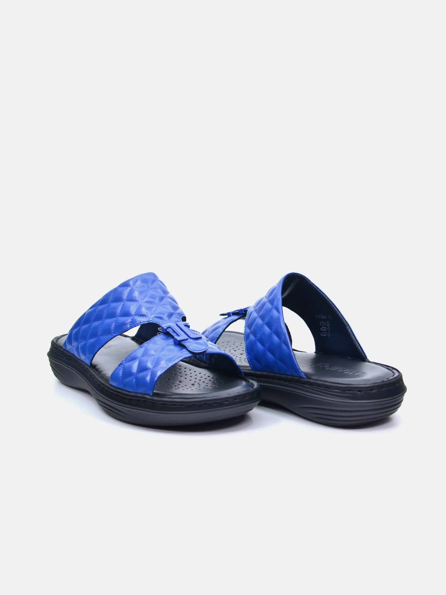 Barjeel Uno 21410-4 Men's Arabic Sandals #color_Blue