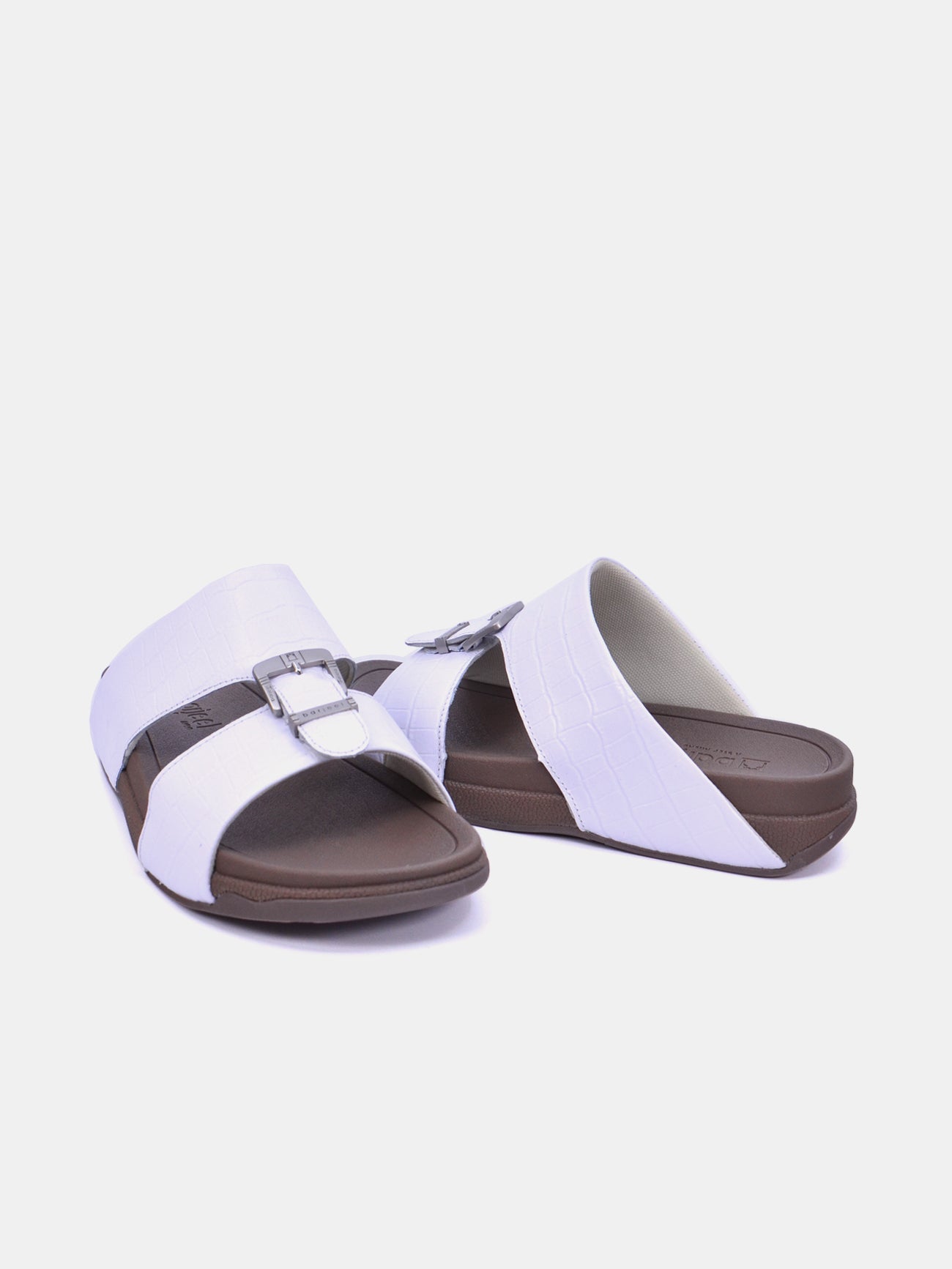 Barjeel Uno 20295 Men's Arabic Sandals #color_White