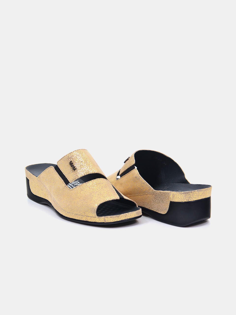 Vital 0820AS Women's Slider Sandals #color_Gold