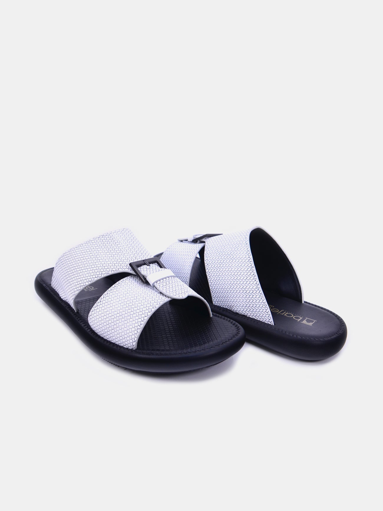 Barjeel Uno 29653-07 Men's Sandals #color_White
