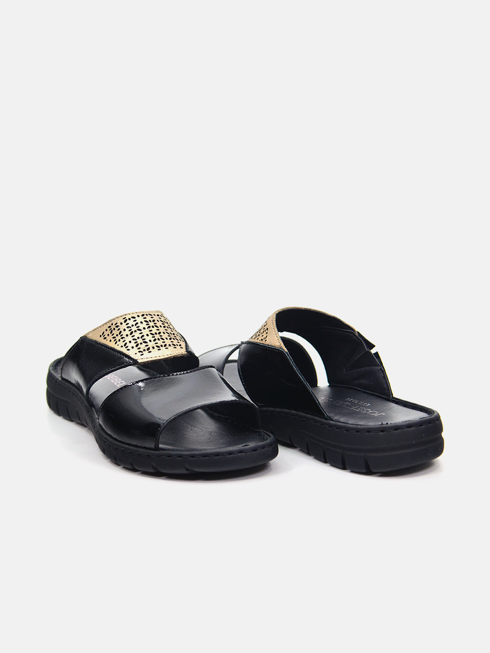 Josef Seibel 93463-AR Women's Slider Sandals #color_Black
