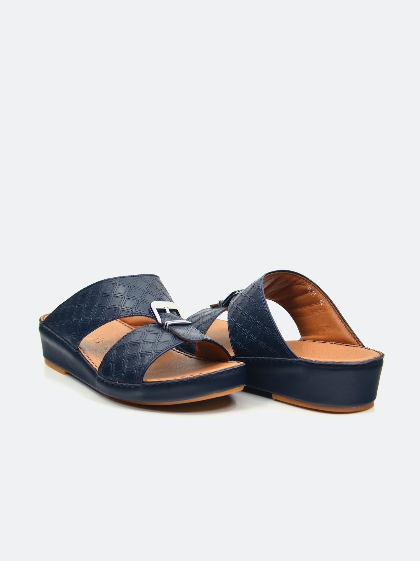 Barjeel Uno B-11 Boys Arabic Sandals #color_Navy
