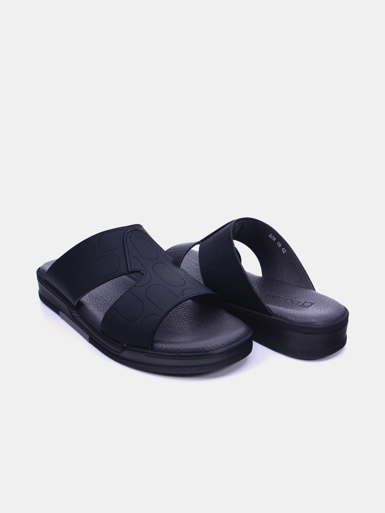 Barjeel Uno BJM 08 Men's Sandals #color_Black