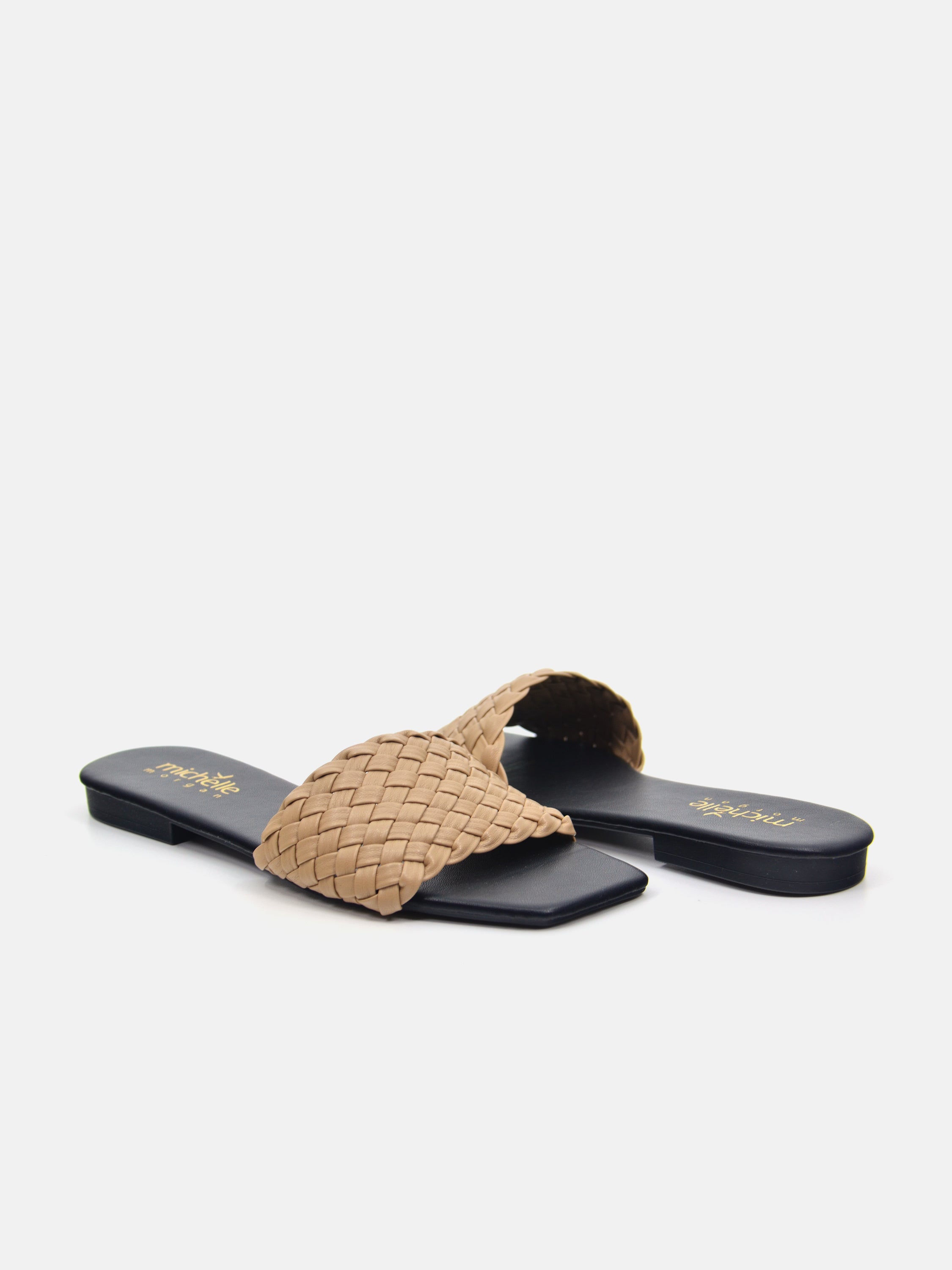 Michelle Morgan 014RJ803 Women's Flat Sandals #color_Yellow