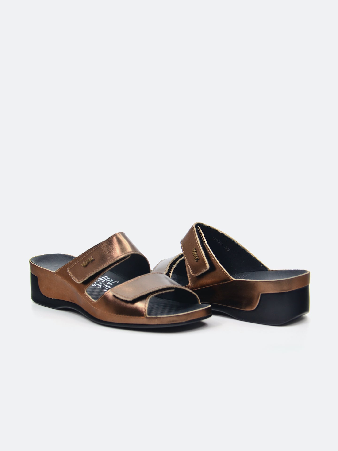 Vital Women's Flatform Sandals #color_Brown