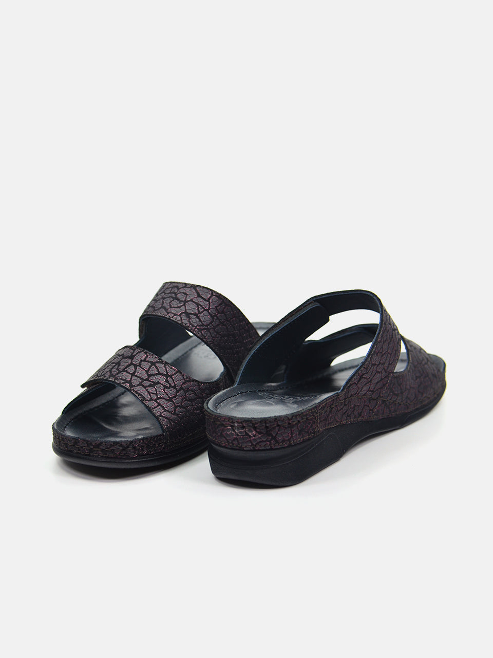 Michelle Morgan MM-101 Women's Slider Sandals #color_brown