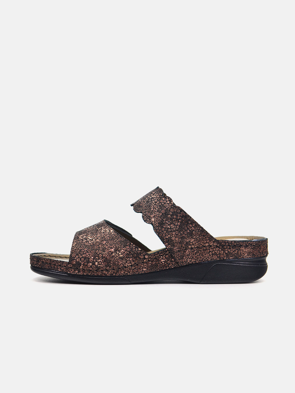Michelle Morgan MM-102 Women's Slider Sandals #color_bronze