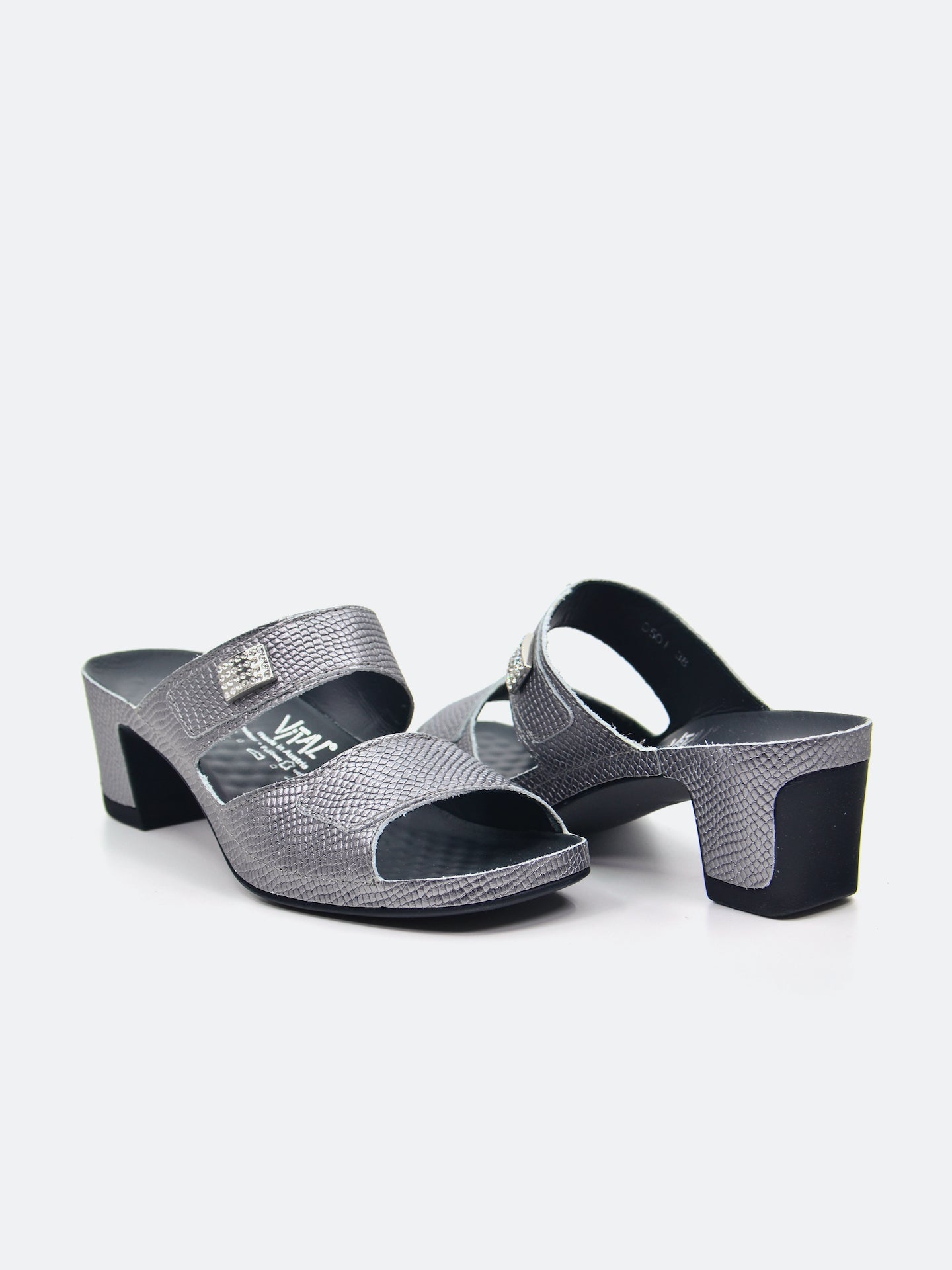 Vital 0501AS Women's Heeled Sandals #color_Gray
