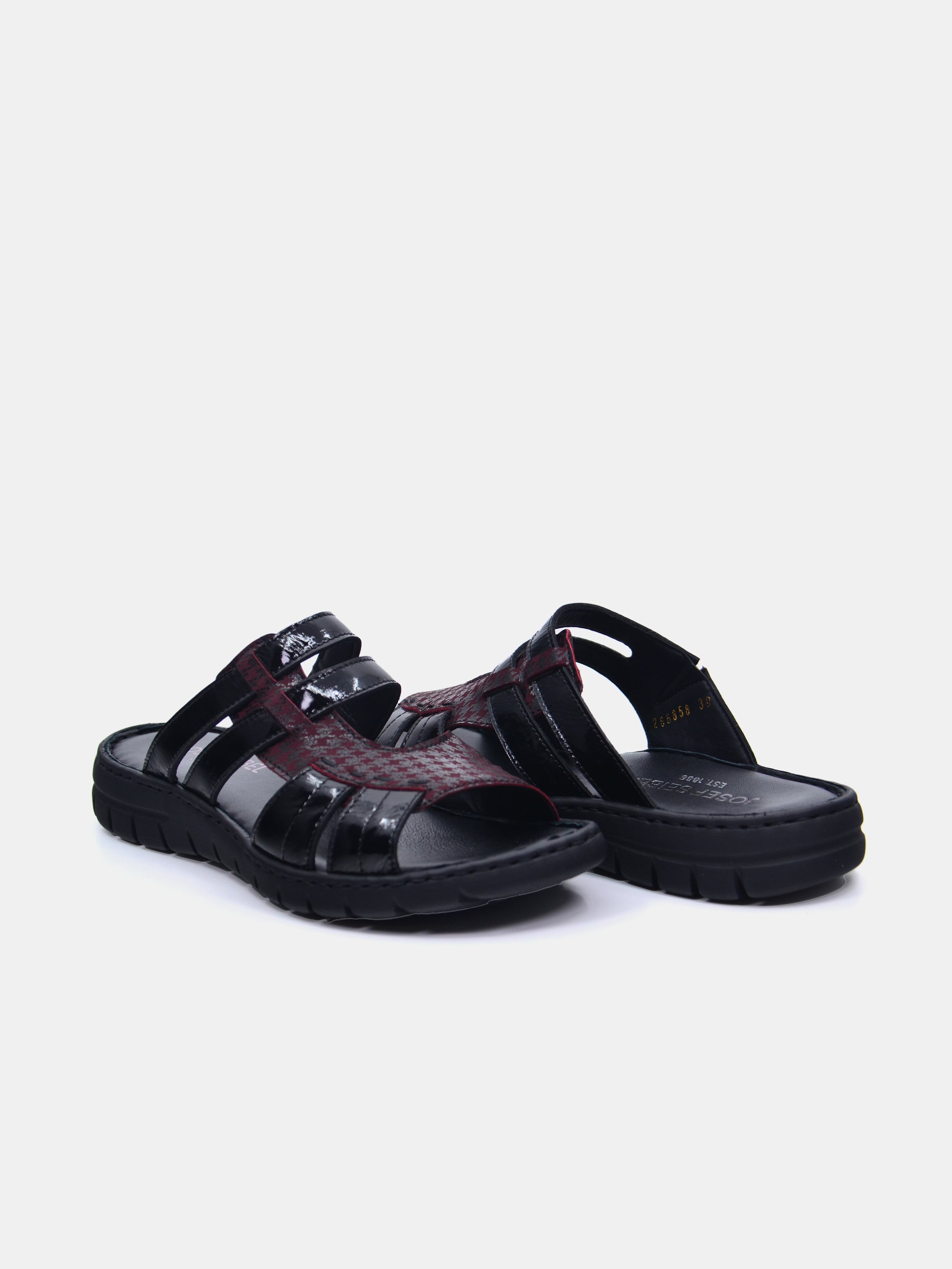 Josef Seibel 93435 Women's Slider Sandals #color_Black