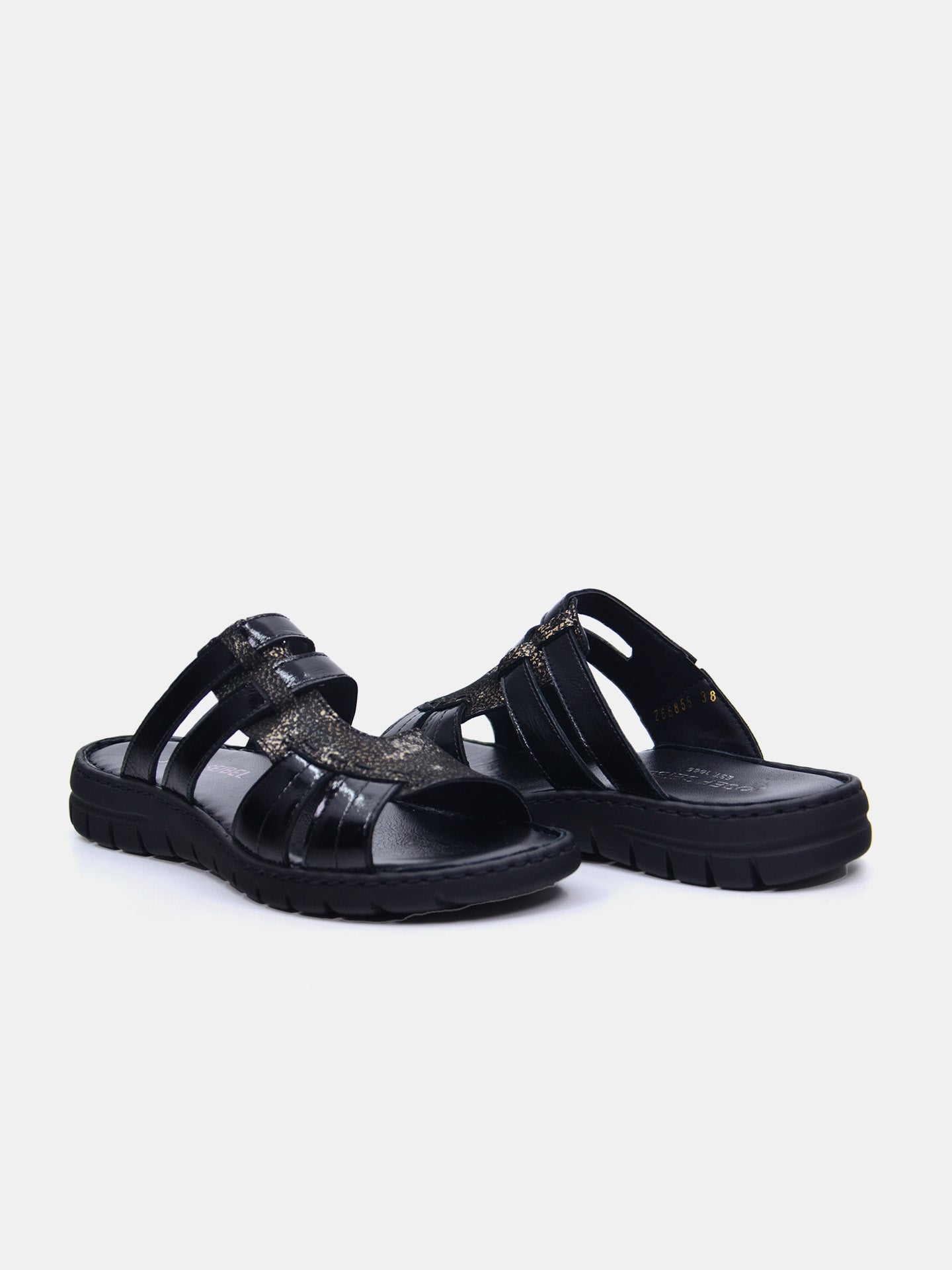 Josef Seibel 93435AR Women's Slider Sandals #color_Black