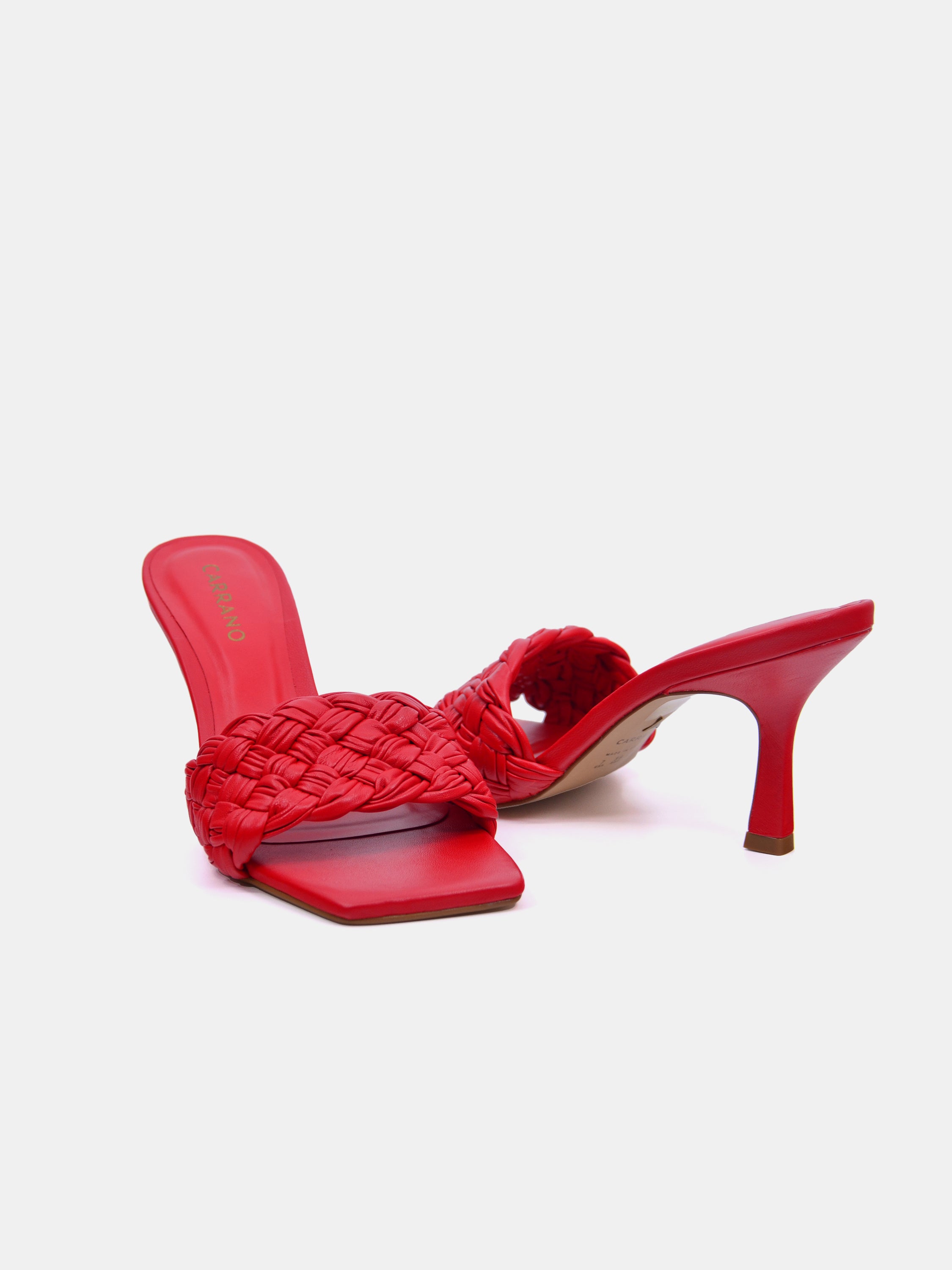 Carrano 321035 Women's Heeled Sandals #color_Red