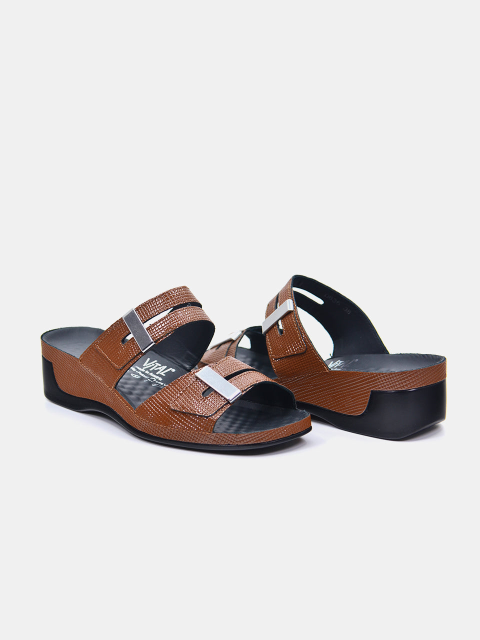 Vital Women's Flatform Sandals #color_Brown