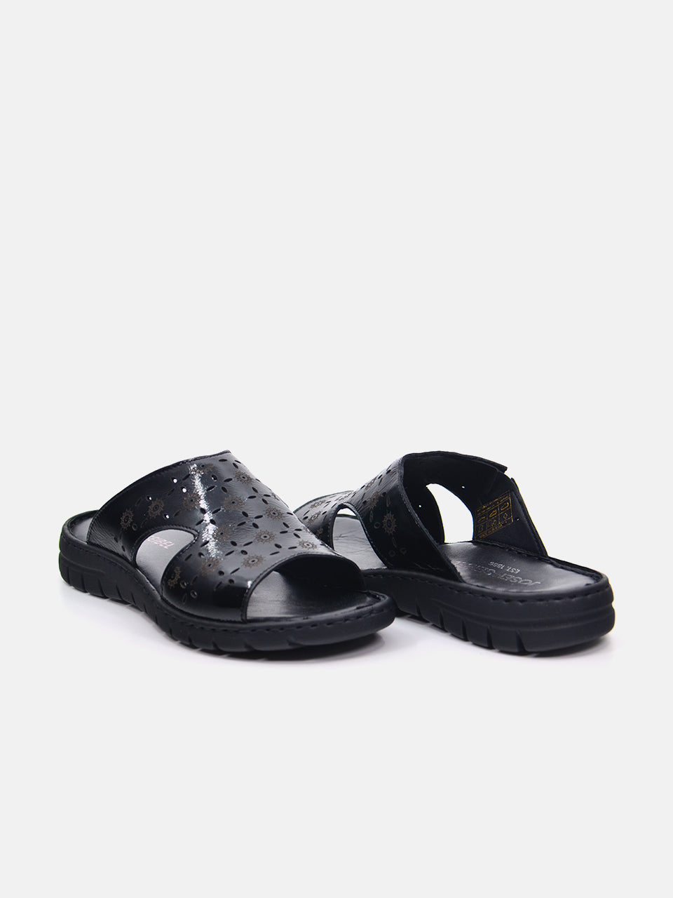 Josef Seibel Women's Slider Sandals #color_Black