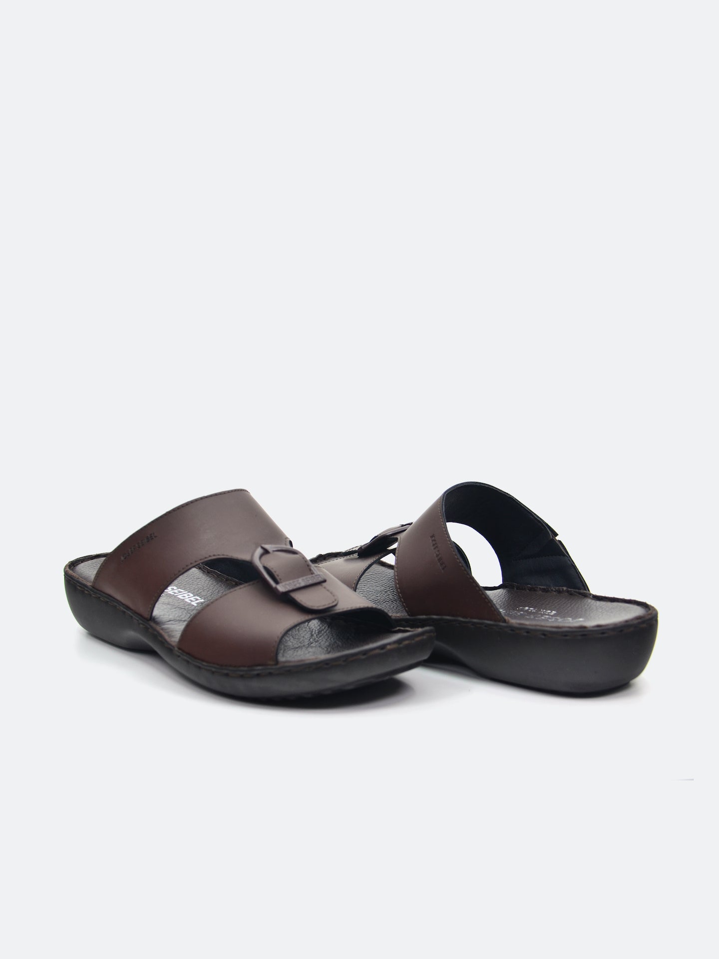 Josef Seibel Men's Slider Sandals #color_Brown