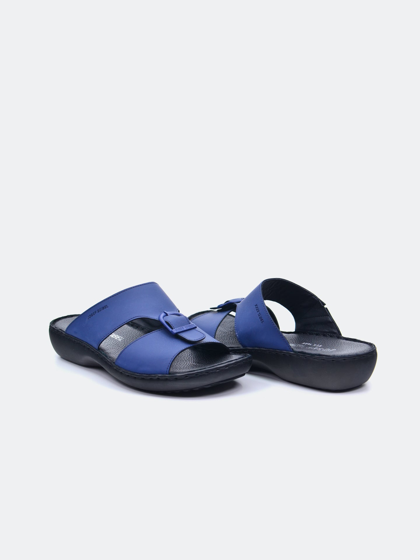 Josef Seibel Men's Slider Sandals #color_Navy