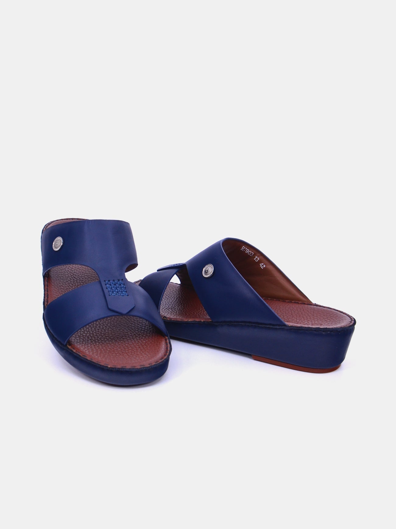 Barjeel Uno 7903-13 Men's Sandals #color_Navy