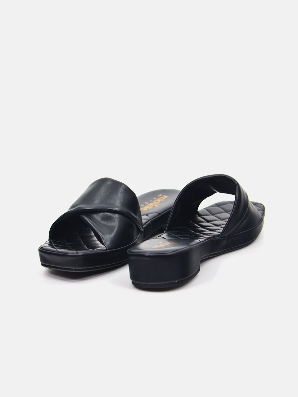 Michelle Morgan 114ZD612 Women's Flat Sandals #color_Black