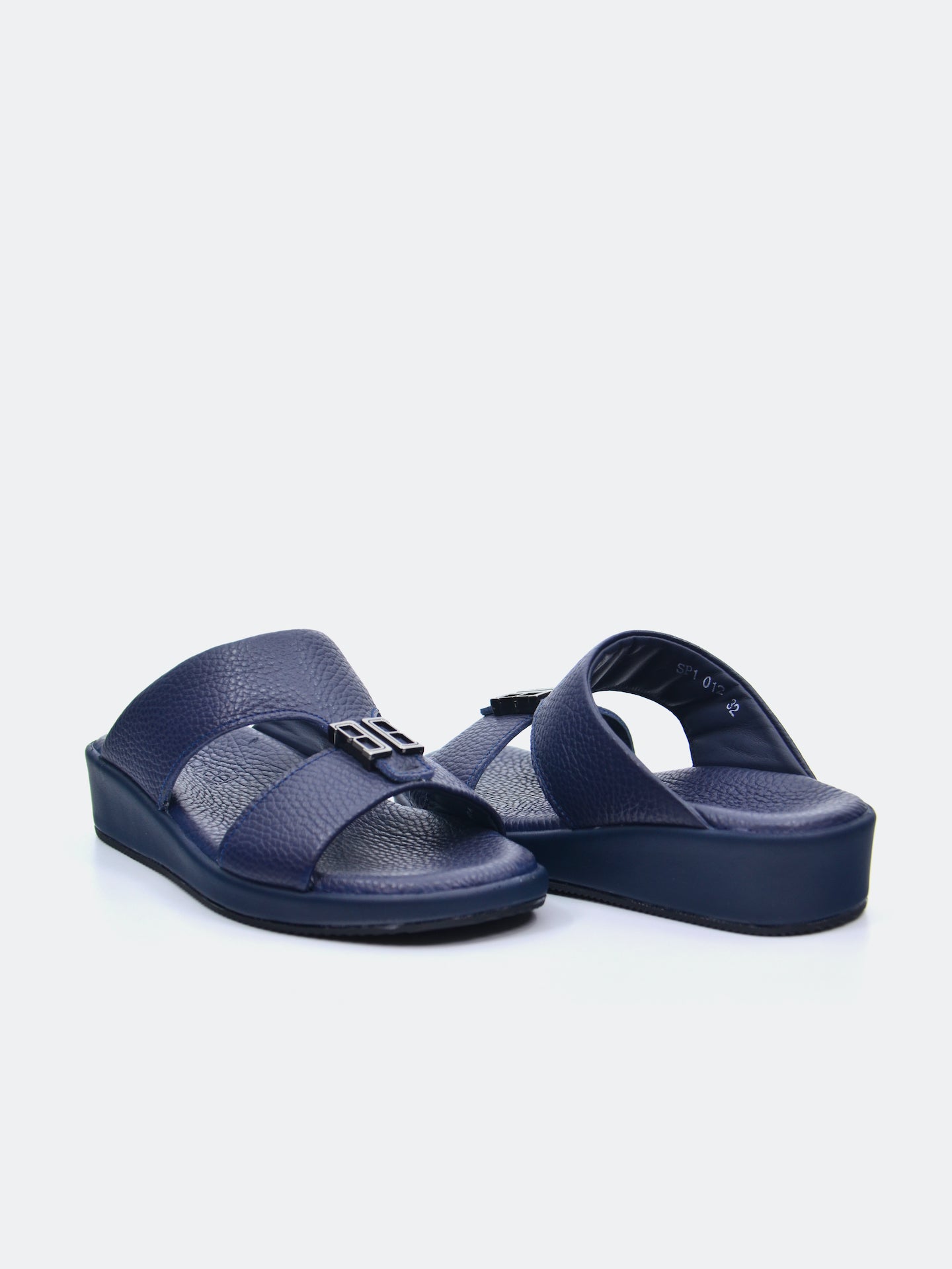 Barjeel Uno SP1-012 Boys Arabic Sandals #color_Navy