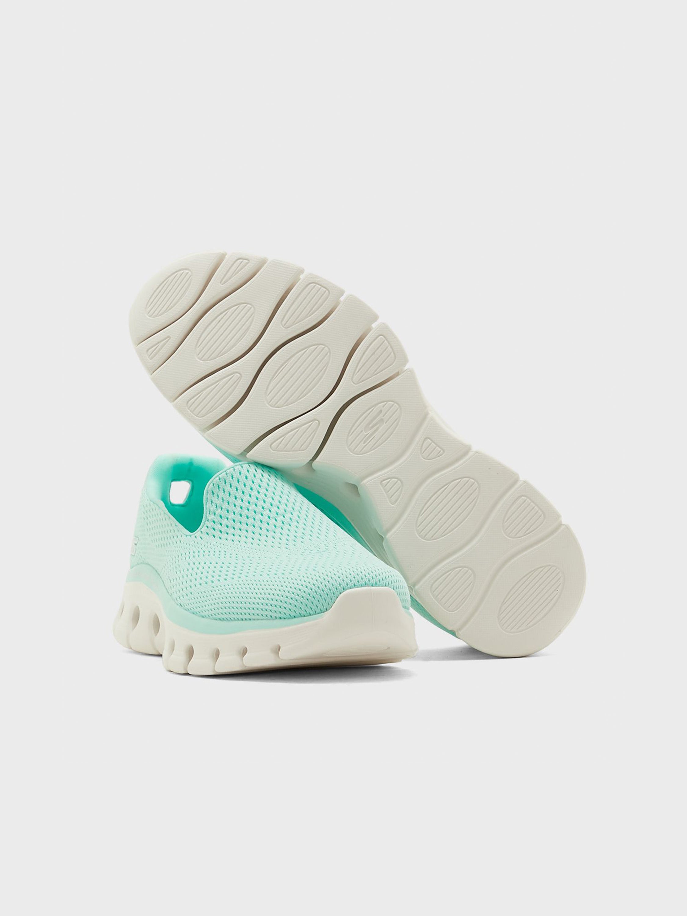 Skechers Women's Go Walk Glide - Step Flex Trainers #color_Blue