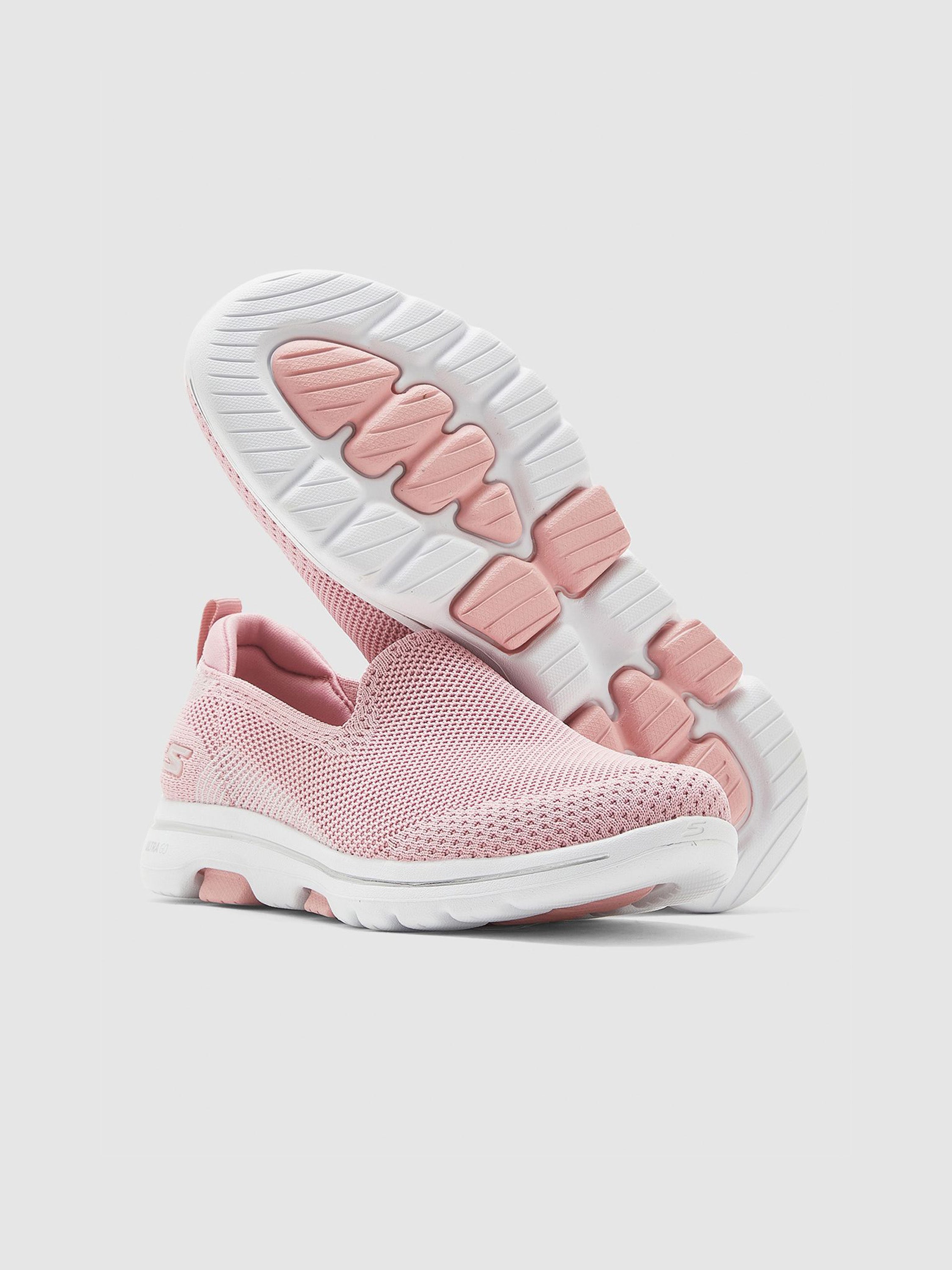 Skechers Women's GOwalk 5 - Prized Trainers #color_Light Pink