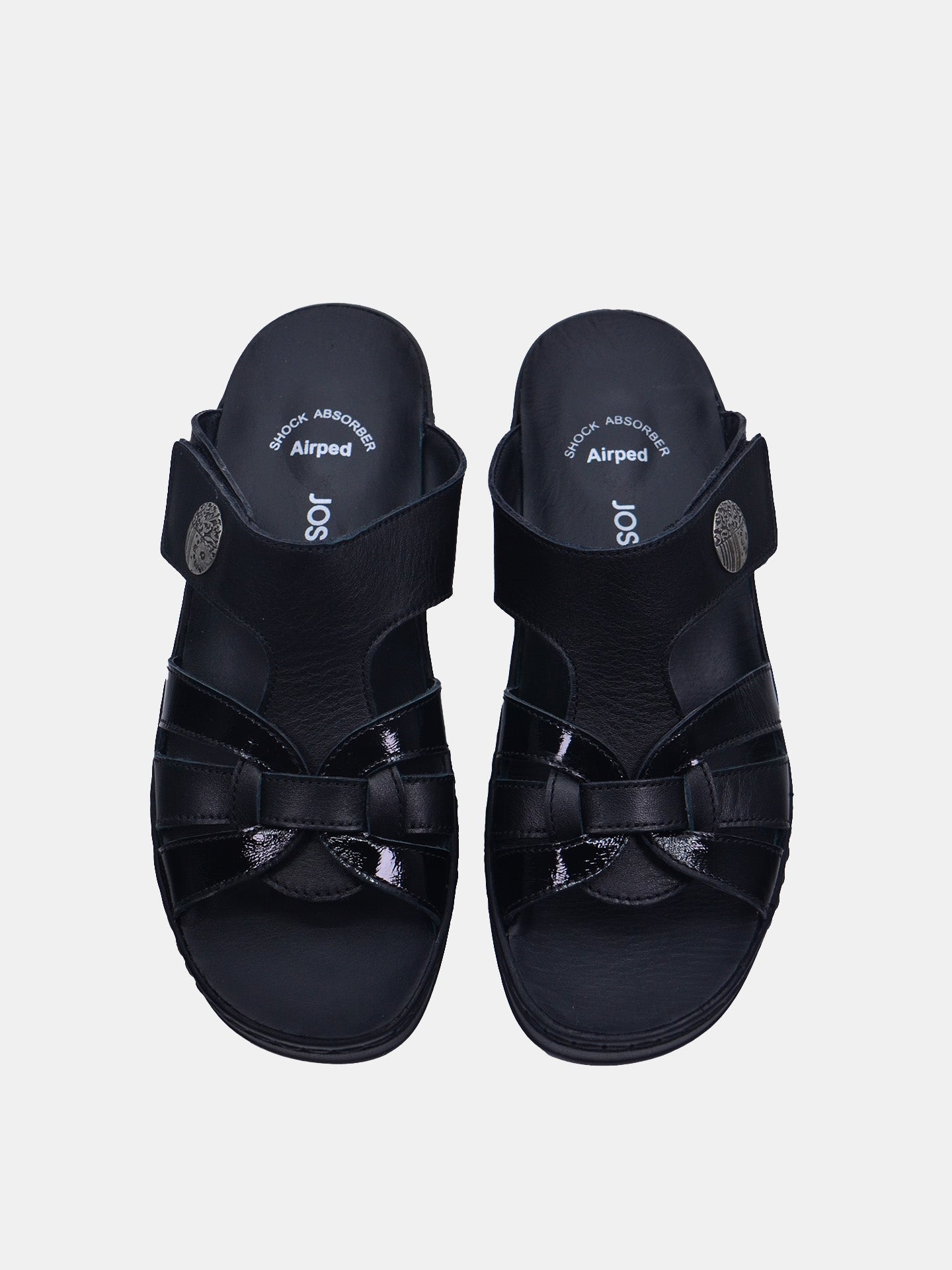 Josef Seibel 08809AR Women's Slider Sandals #color_Black