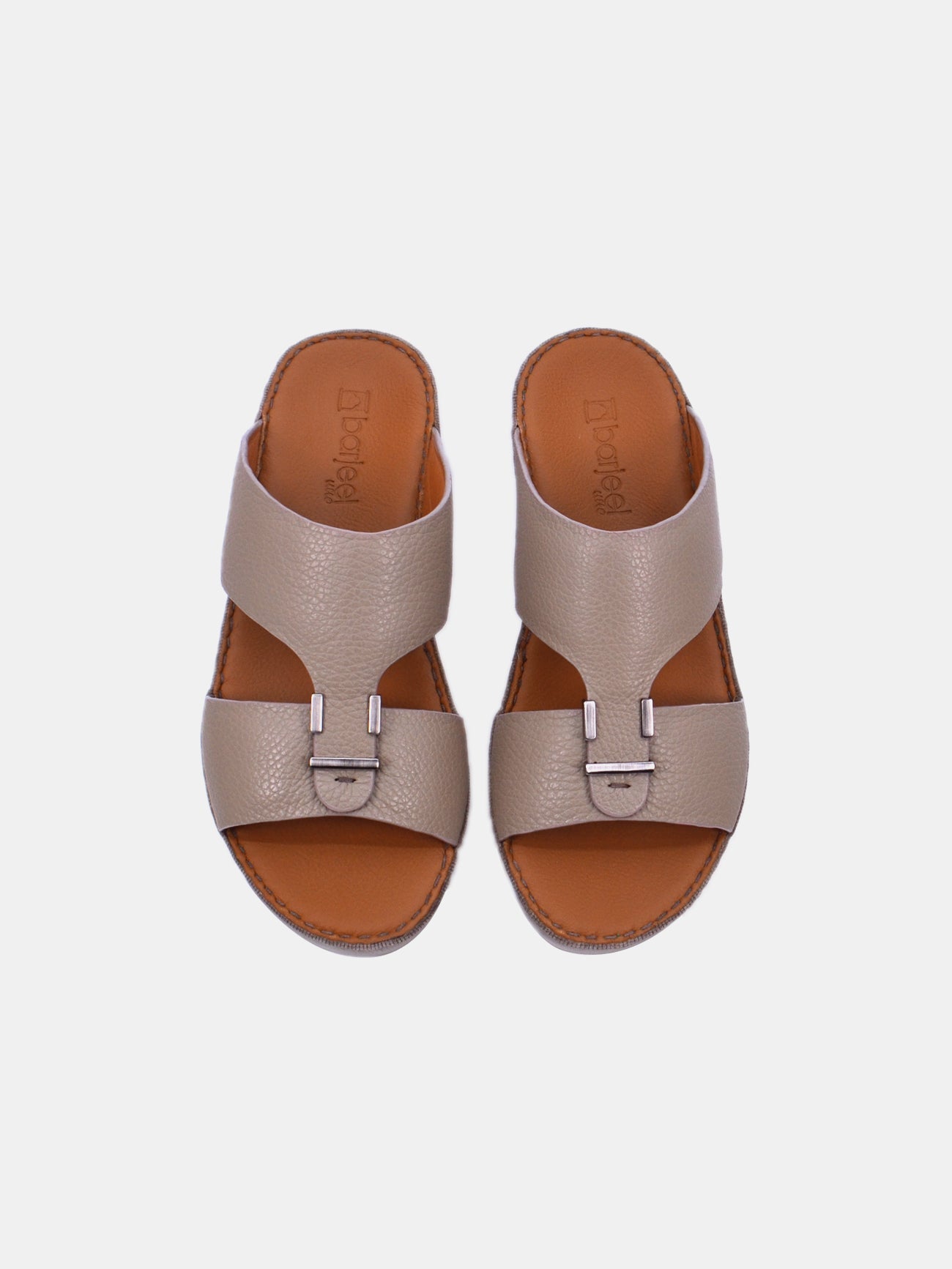 Barjeel Uno BSP1-02 Men's Sandals #color_Beige