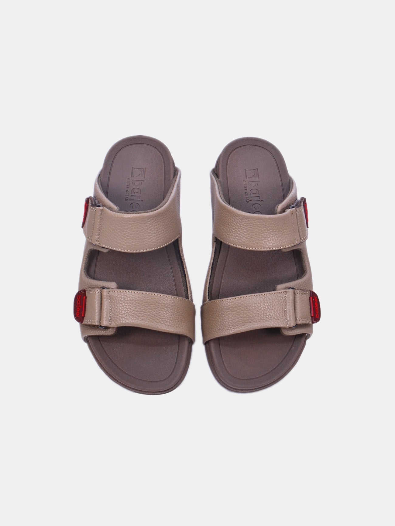 Barjeel Uno 20272 Men's Arabic Sandals #color_Taupe