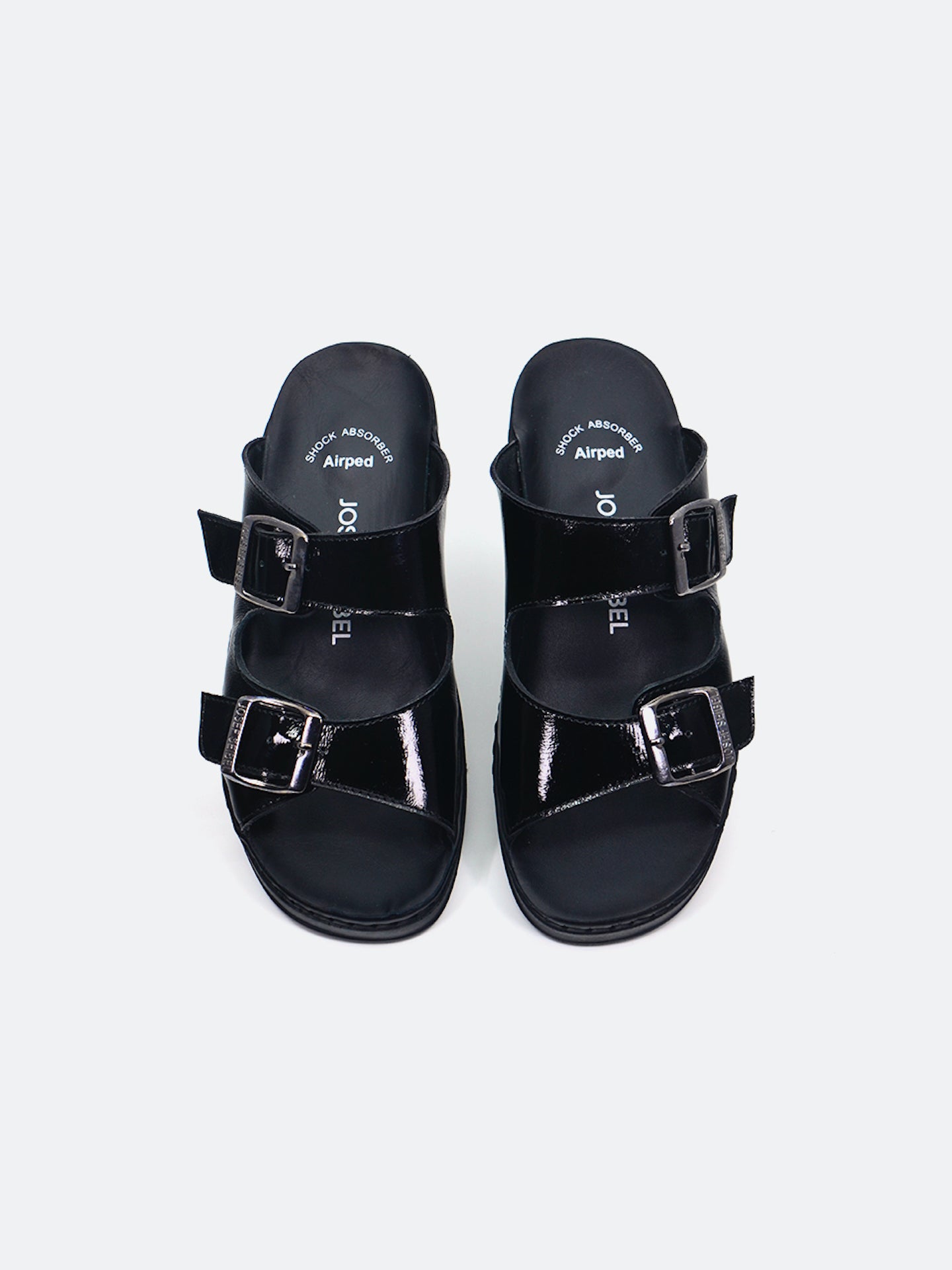 Josef Seibel Women's Flat Sandals #color_Black