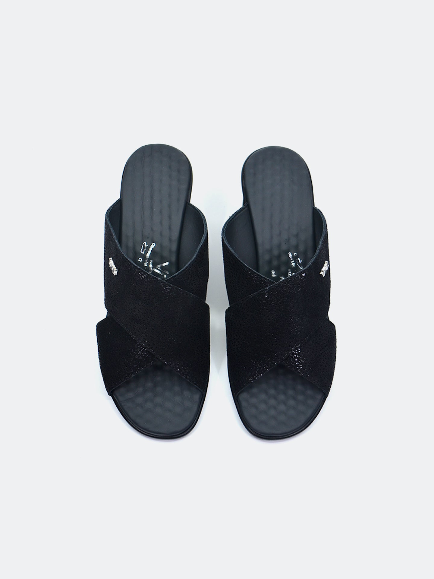 Vital Women's Heels Sandals #color_Black