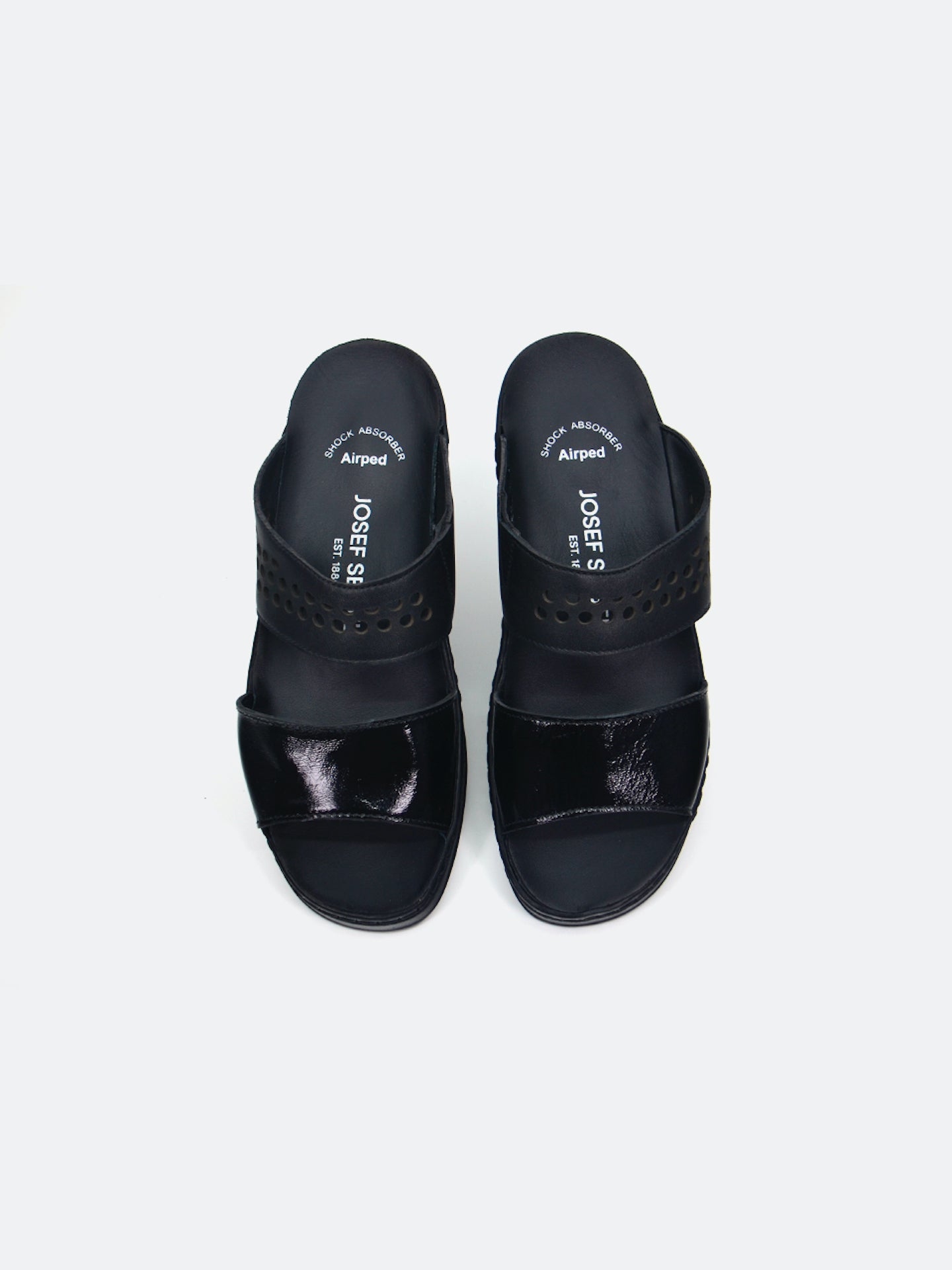 Josef Seibel Women's Flat Sandals #color_Black
