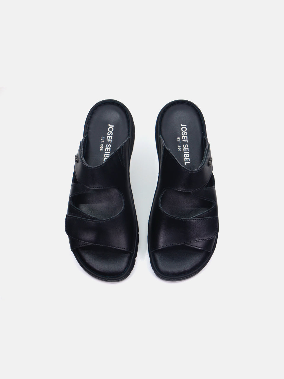 Josef Seibel Women's Slider Sandals #color_Black