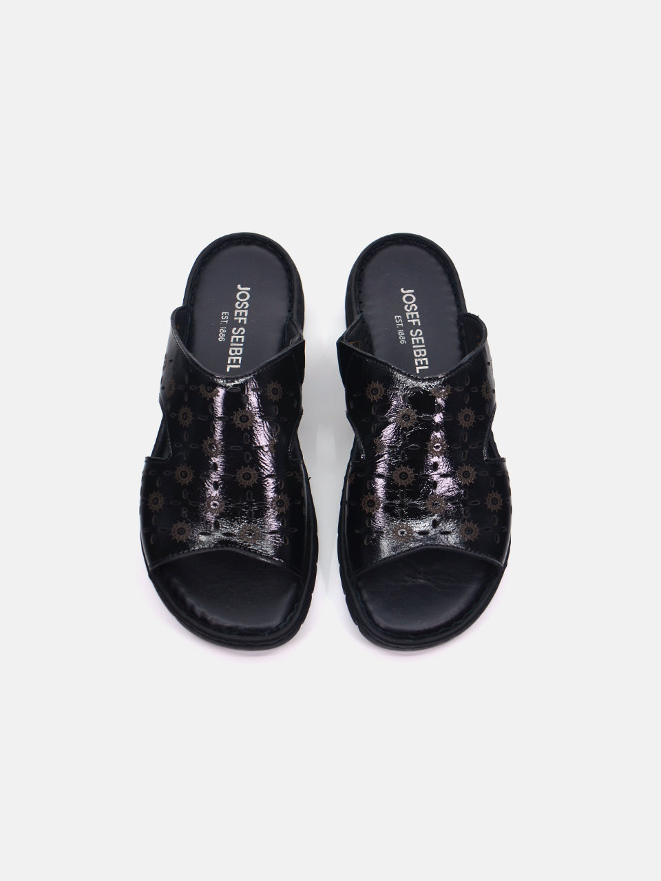 Josef Seibel Women's Slider Sandals #color_Black