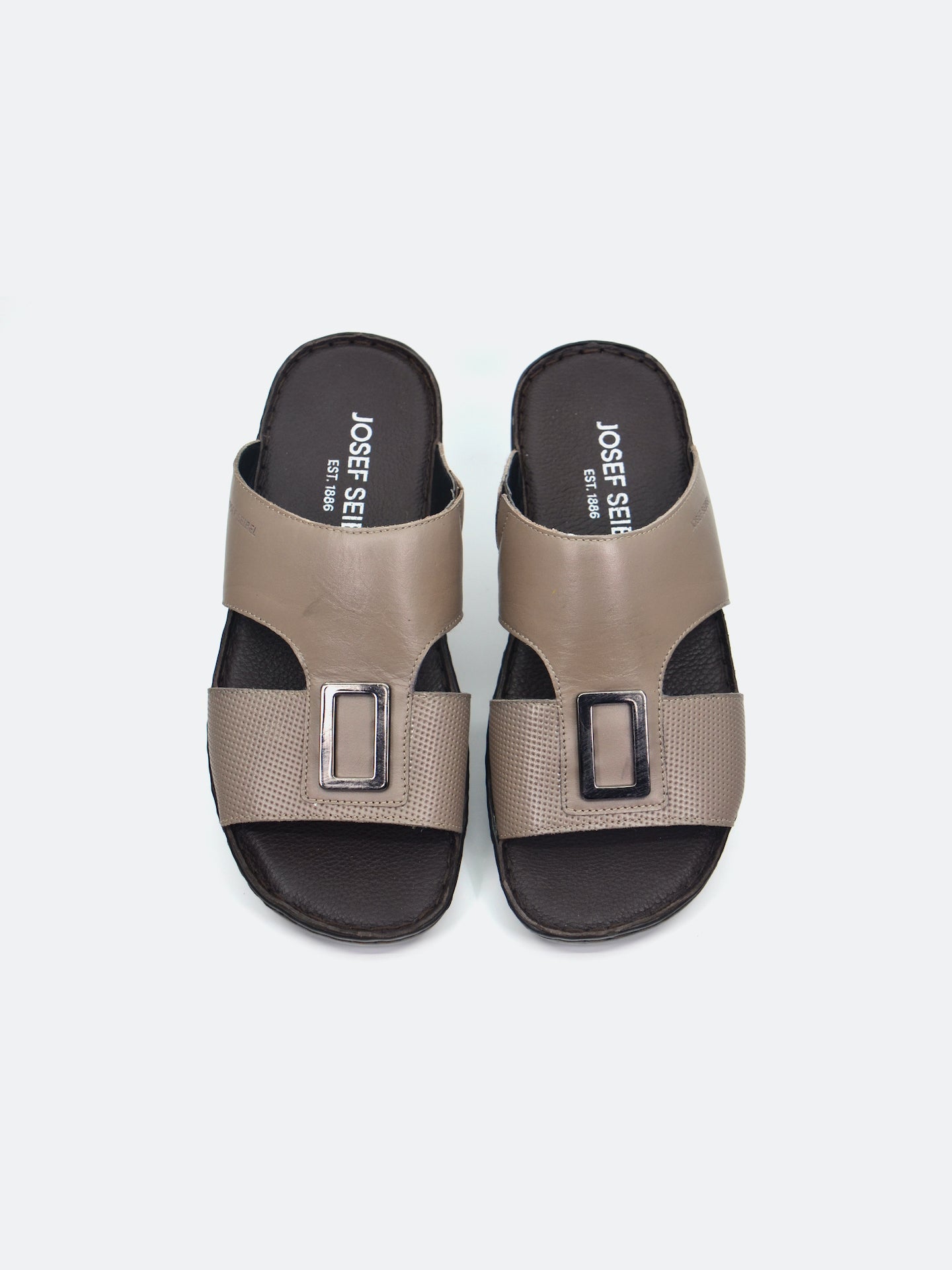 Josef Seibel Men's Slider Sandals #color_Beige