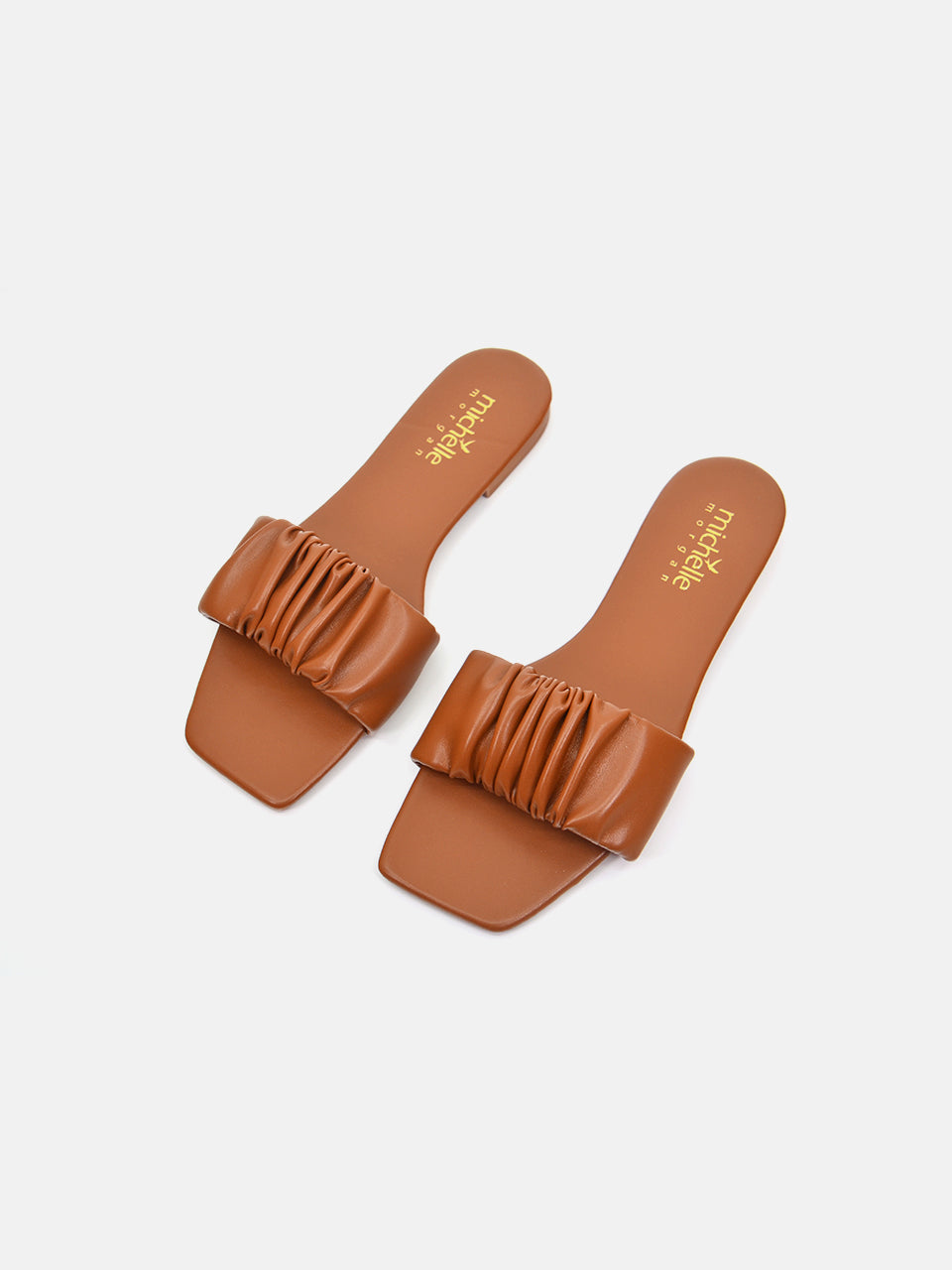 Michelle Morgan 114RJ807 Women's Flat Sandals #color_Brown