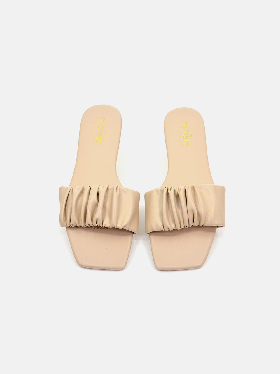 Michelle Morgan 114RJ807 Women's Flat Sandals #color_Beige