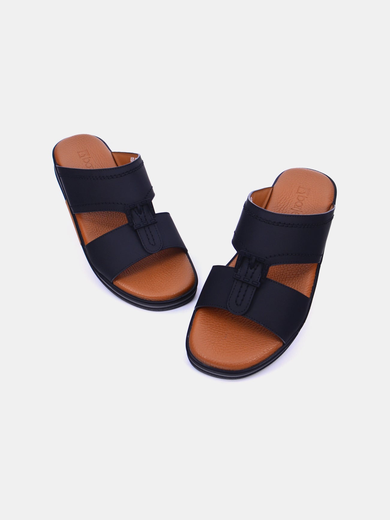 Barjeel Uno BJM 07 Men's Sandals #color_Black