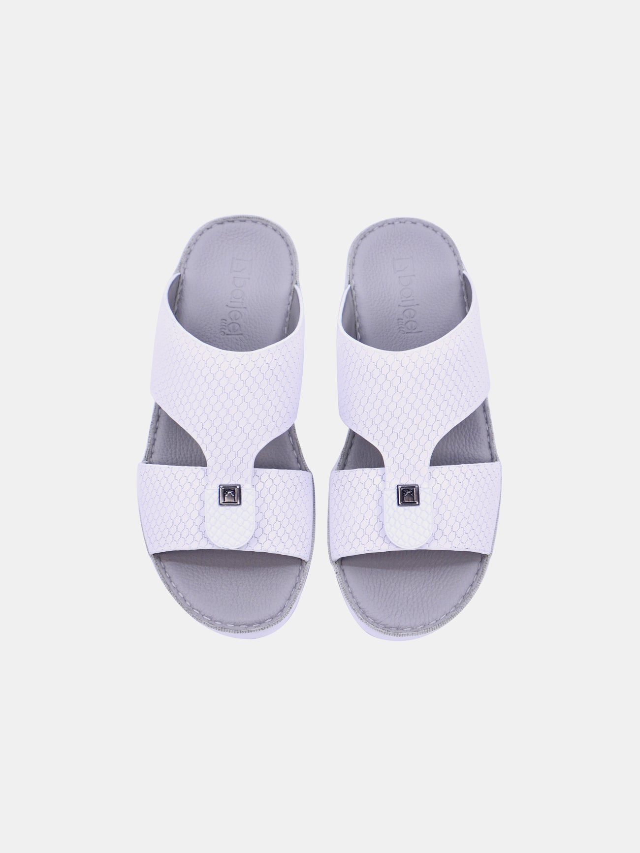 Barjeel Uno Men's Sandals #color_White