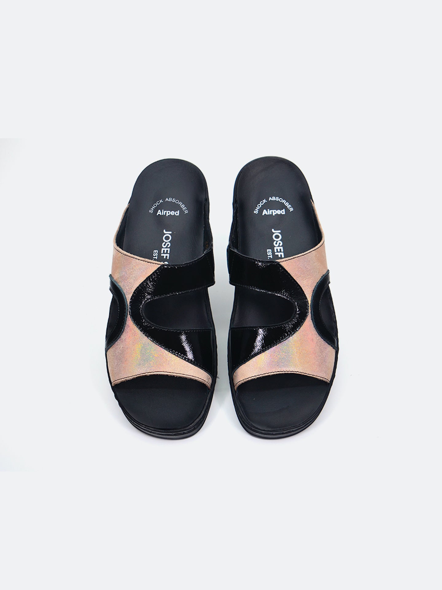 Josef Seibel Women's Flat Sandals #color_Black