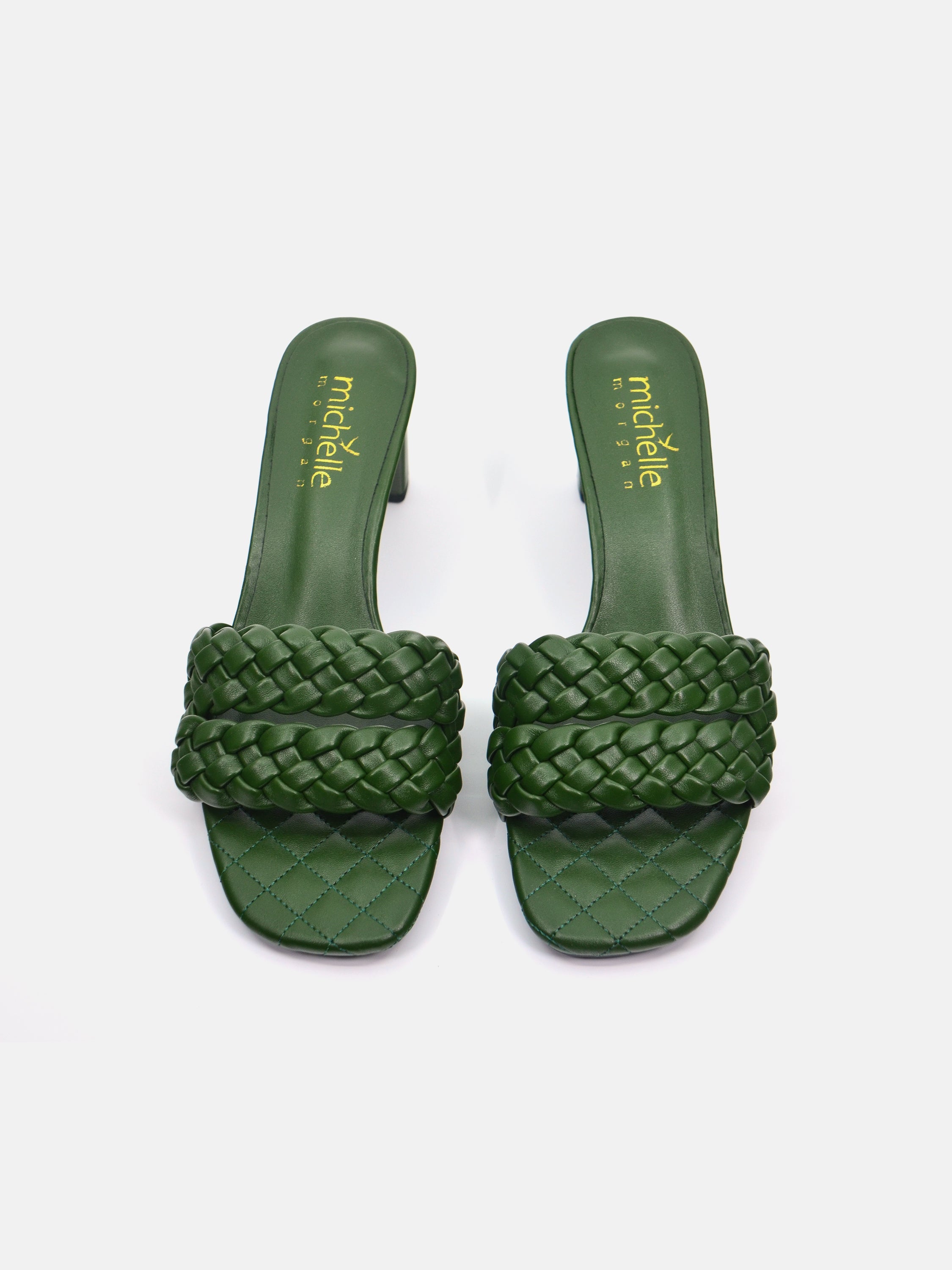 Michelle Morgan 113RC281 Women's Heeled Sandals #color_Green